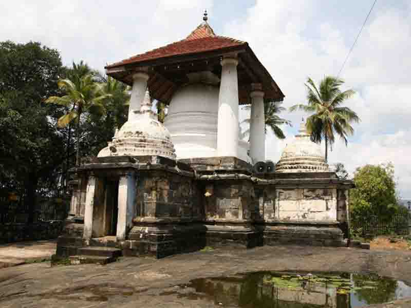 Gadaladeniya Temple which is an ancient monastery found on a flat rock at Diggala in the district of Kandy